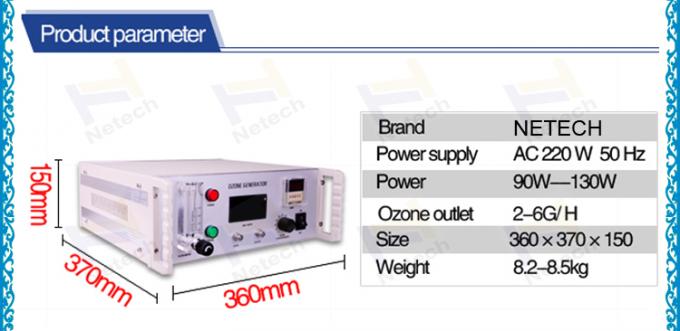gerador comercial portátil do ozônio 6g para geradores do hospital o3