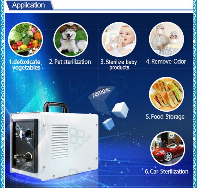 5 purificador do ar do ozônio do cleanion da casa 80W refrigerar de ar de G/hora com doméstico