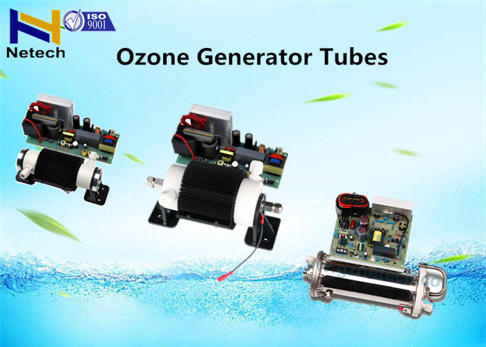 Single Water Cooled Ceramic Ozone Tube , Ozone Generator Parts 7G 15G 30G 50G